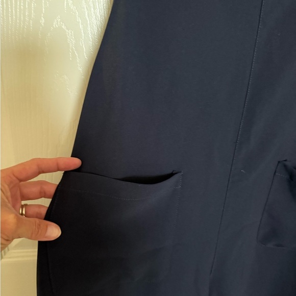 Moon River Elegant Navy Blue Jumpsuit - Picture 5 of 5